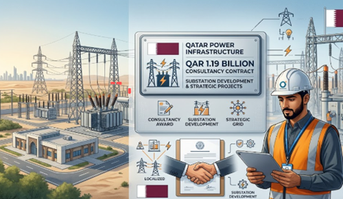 Qatar Awards QAR 1.19 Billion Consultancy Contract for Substation Development...